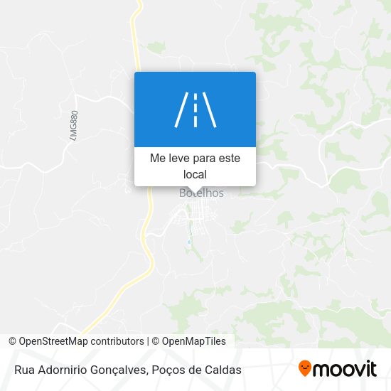 Rua Adornirio Gonçalves mapa