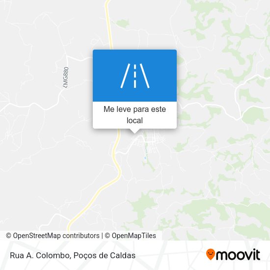 Rua A. Colombo mapa