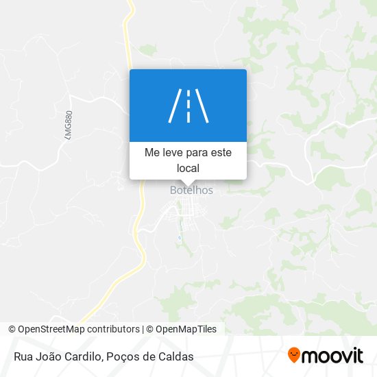 Rua João Cardilo mapa