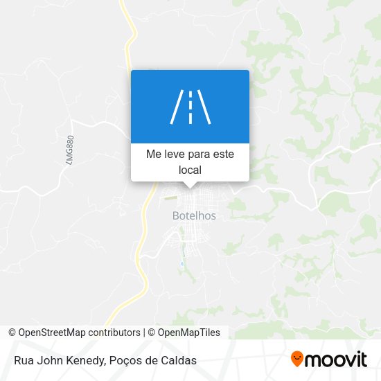 Rua John Kenedy mapa