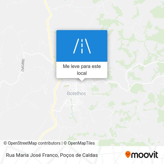Rua Maria José Franco mapa