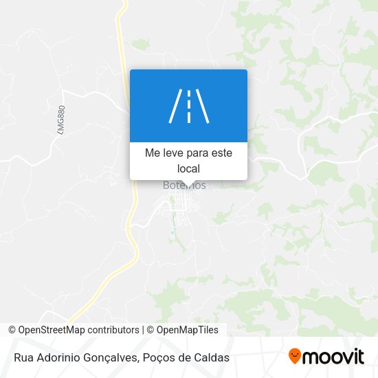 Rua Adorinio Gonçalves mapa