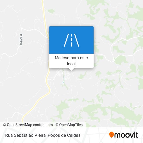 Rua Sebastião Vieira mapa