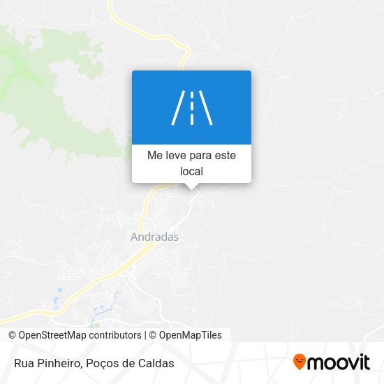 Rua Pinheiro mapa
