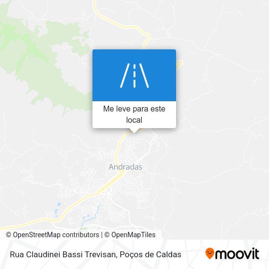 Rua Claudinei Bassi Trevisan mapa