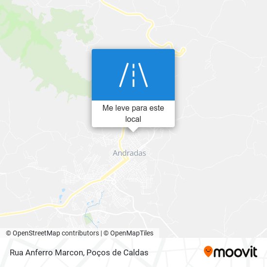 Rua Anferro Marcon mapa