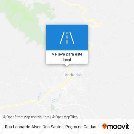 Rua Leonardo Alves Dos Santos mapa