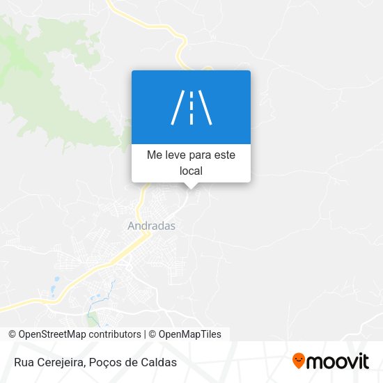 Rua Cerejeira mapa