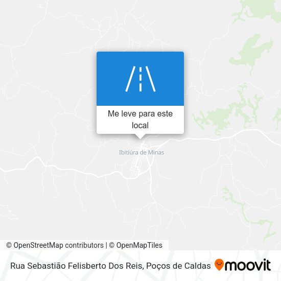 Rua Sebastião Felisberto Dos Reis mapa