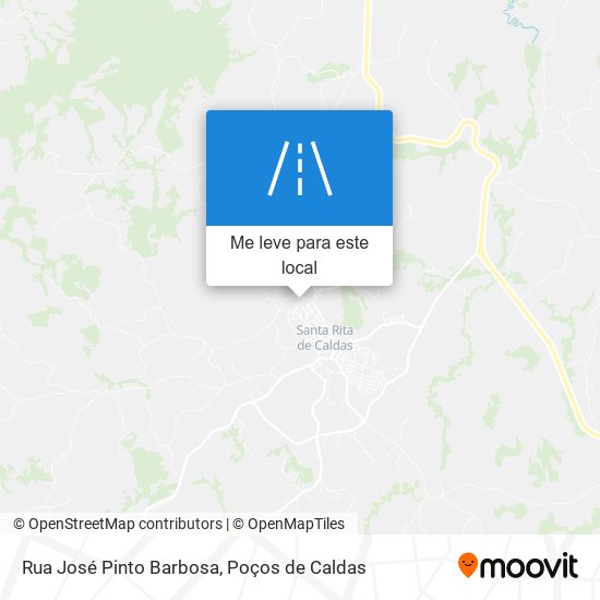 Rua José Pinto Barbosa mapa