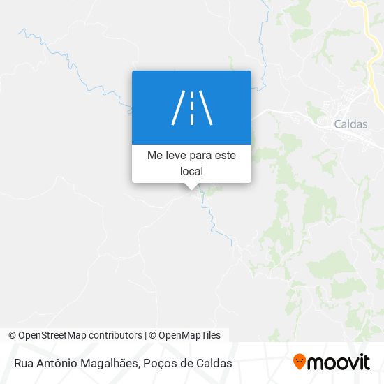 Rua Antônio Magalhães mapa