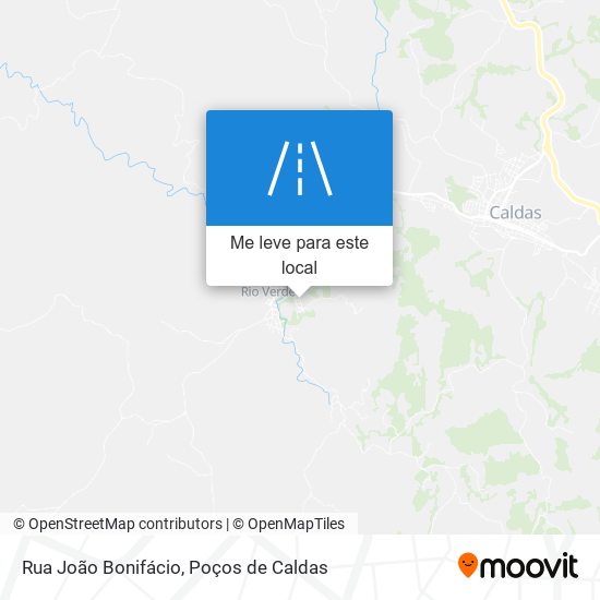 Rua João Bonifácio mapa