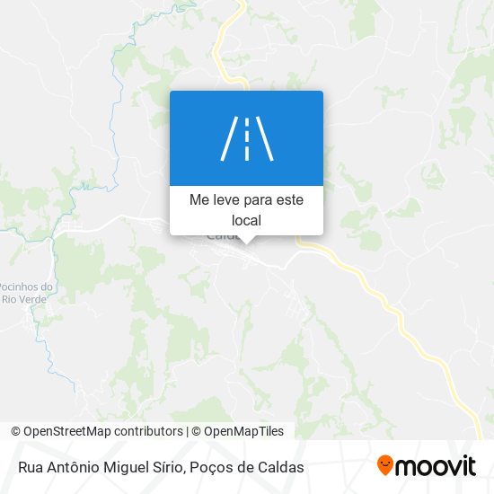 Rua Antônio Miguel Sírio mapa
