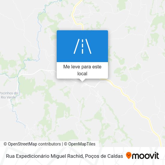 Rua Expedicionário Miguel Rachid mapa