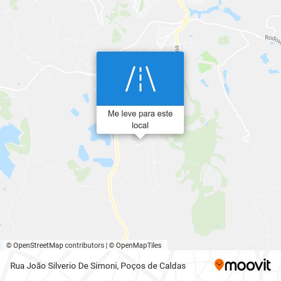 Rua João Silverio De Simoni mapa