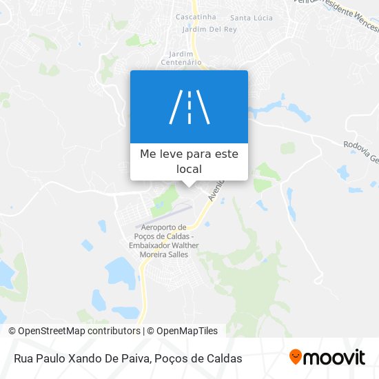 Rua Paulo Xando De Paiva mapa
