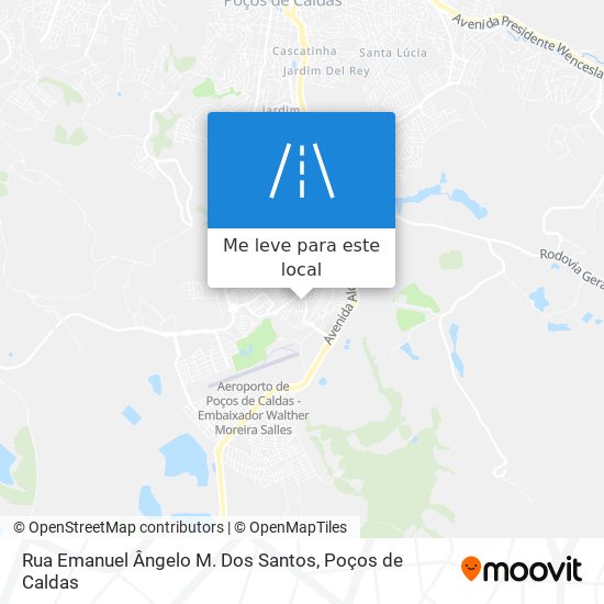 Rua Emanuel Ângelo M. Dos Santos mapa