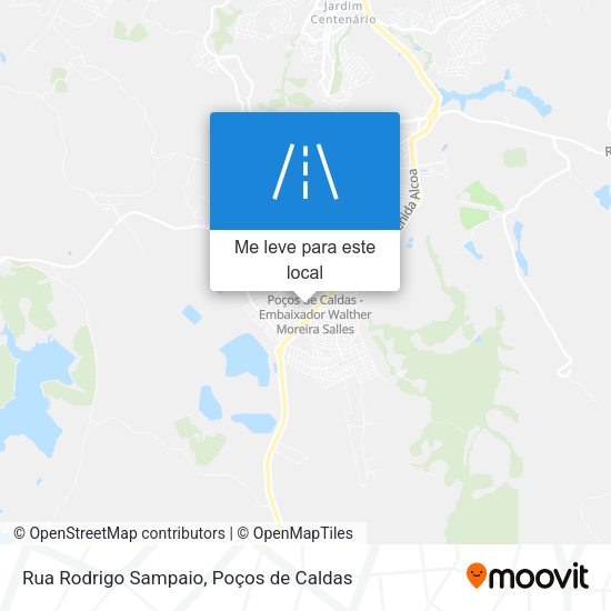 Rua Rodrigo Sampaio mapa