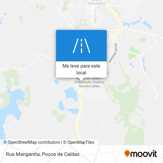 Rua Manganita mapa