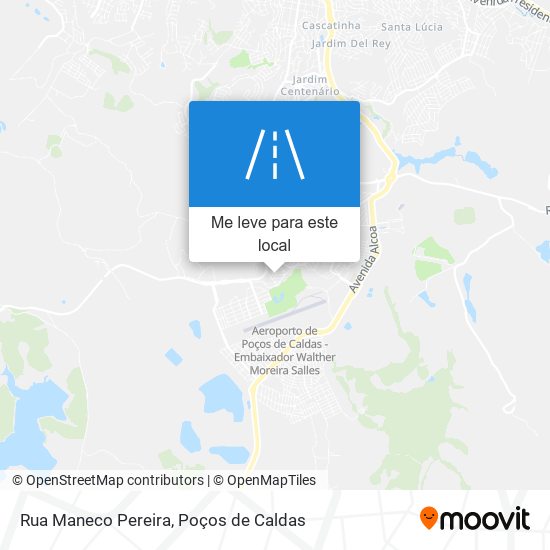 Rua Maneco Pereira mapa
