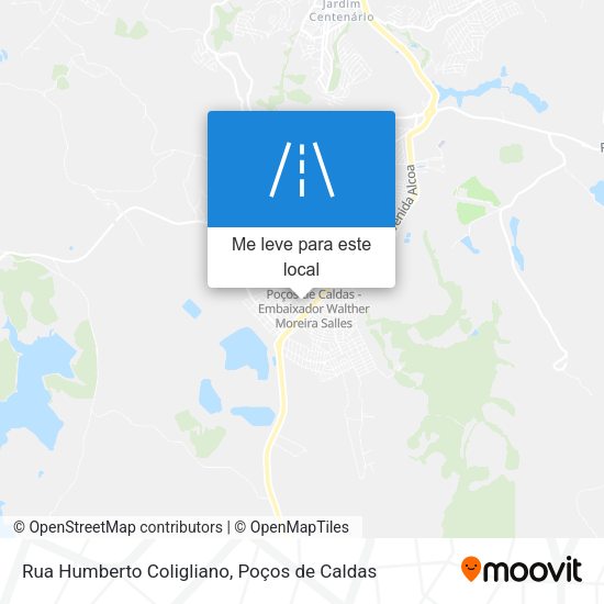 Rua Humberto Coligliano mapa