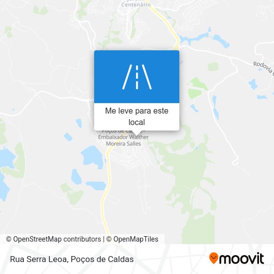 Rua Serra Leoa mapa