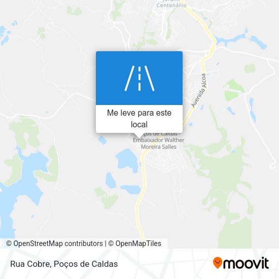 Rua Cobre mapa