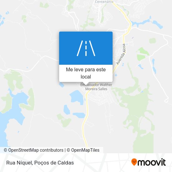 Rua Níquel mapa