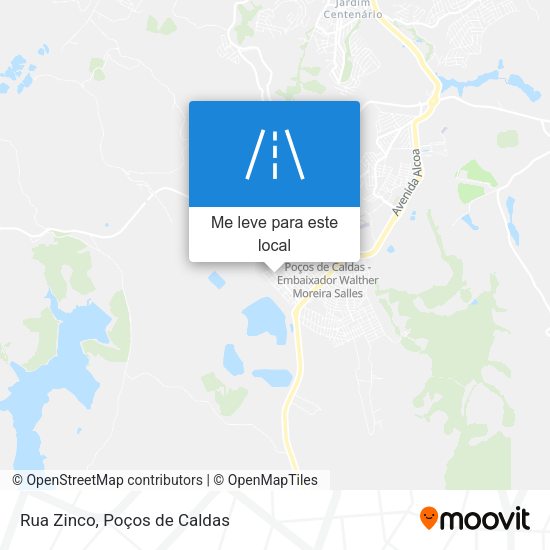 Rua Zinco mapa