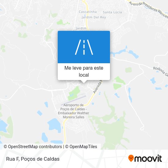 Rua F mapa