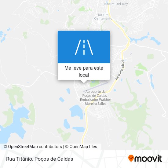 Rua Titânio mapa