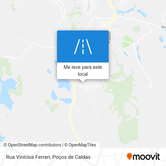Rua Vinicius Ferrari mapa