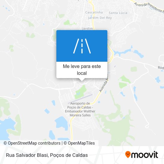 Rua Salvador Blasi mapa