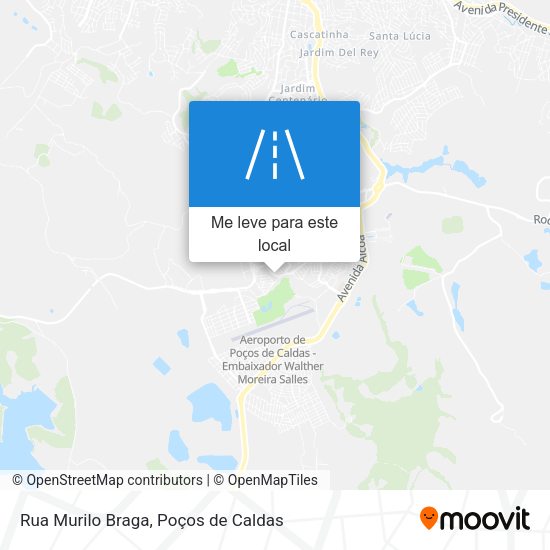 Rua Murilo Braga mapa