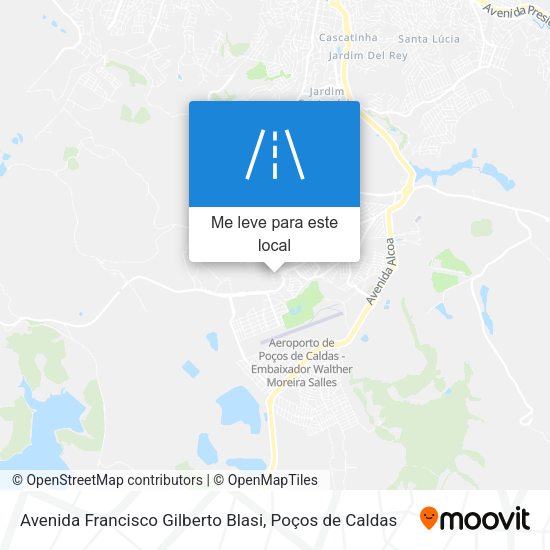 Avenida Francisco Gilberto Blasi mapa