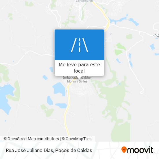 Rua José Juliano Dias mapa