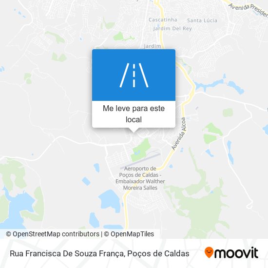 Rua Francisca De Souza França mapa