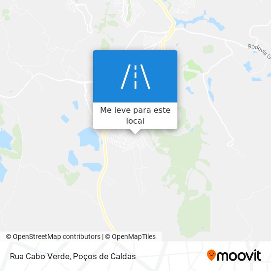 Rua Cabo Verde mapa