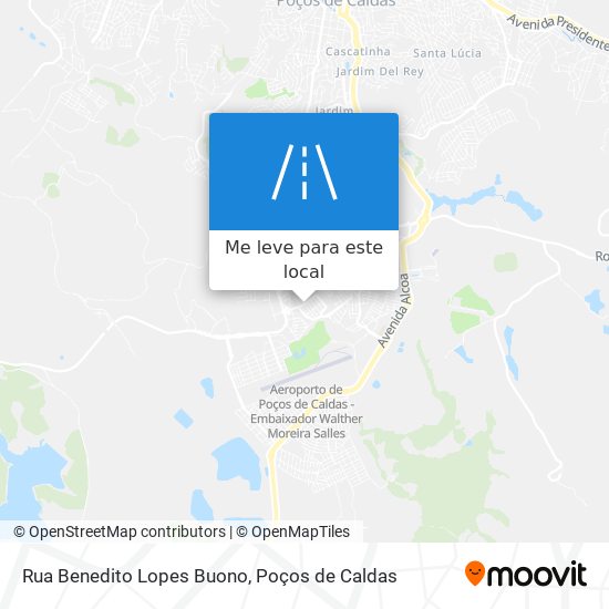 Rua Benedito Lopes Buono mapa