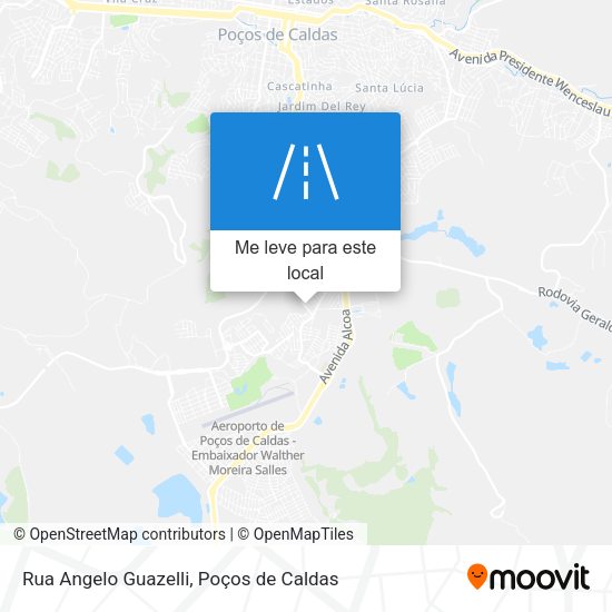 Rua Angelo Guazelli mapa