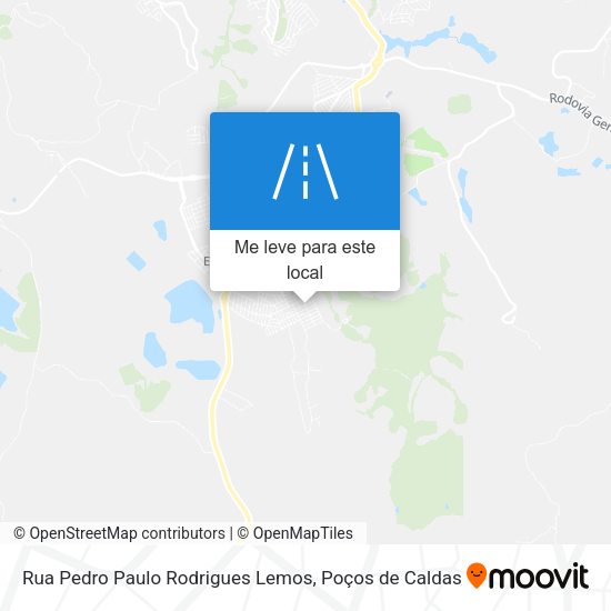 Rua Pedro Paulo Rodrigues Lemos mapa
