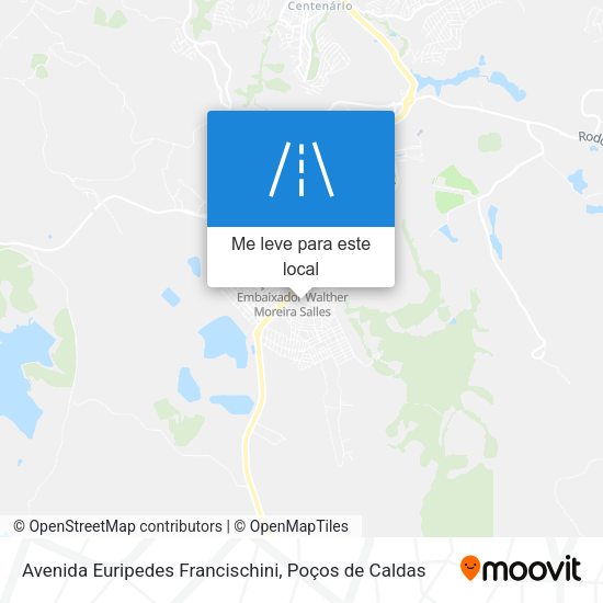 Avenida Euripedes Francischini mapa