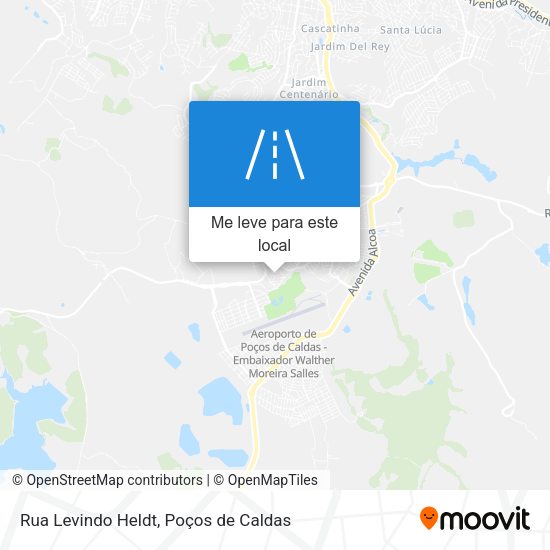 Rua Levindo Heldt mapa