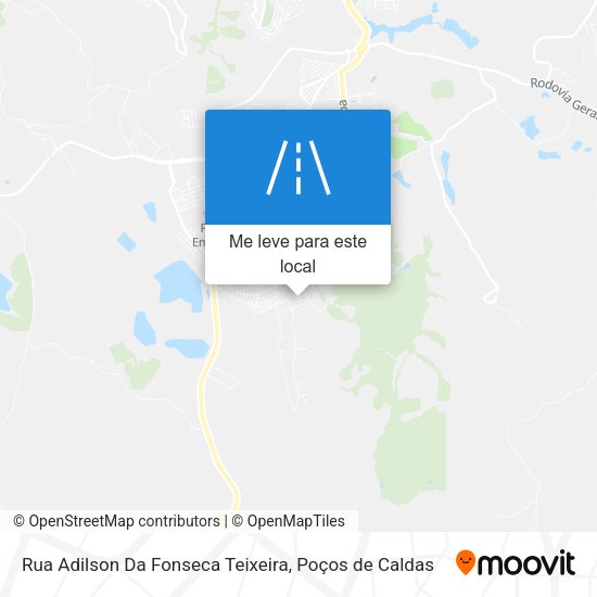 Rua Adilson Da Fonseca Teixeira mapa