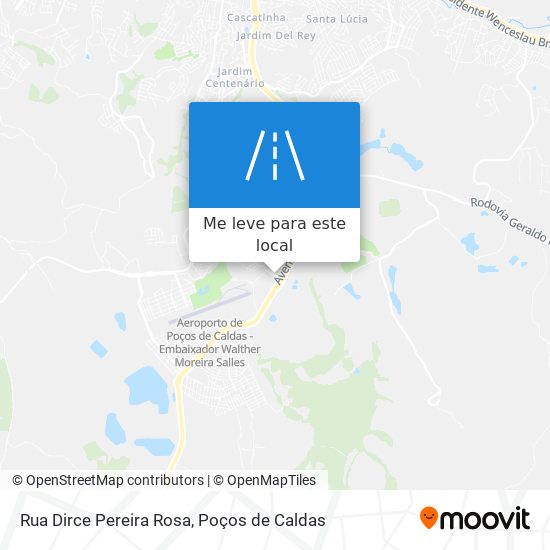 Rua Dirce Pereira Rosa mapa