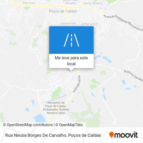 Rua Neusa Borges De Carvalho mapa
