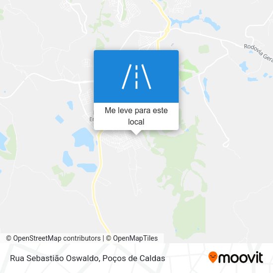Rua Sebastião Oswaldo mapa