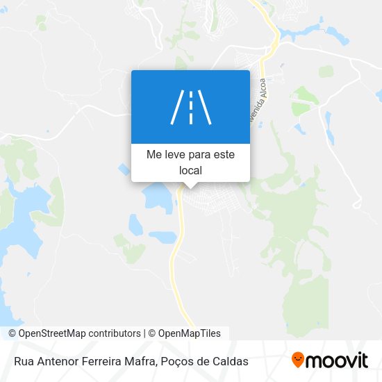 Rua Antenor Ferreira Mafra mapa