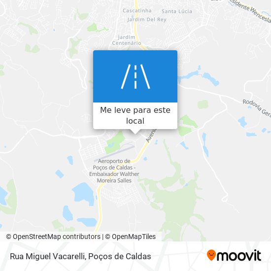Rua Miguel Vacarelli mapa