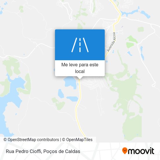 Rua Pedro Cioffi mapa
